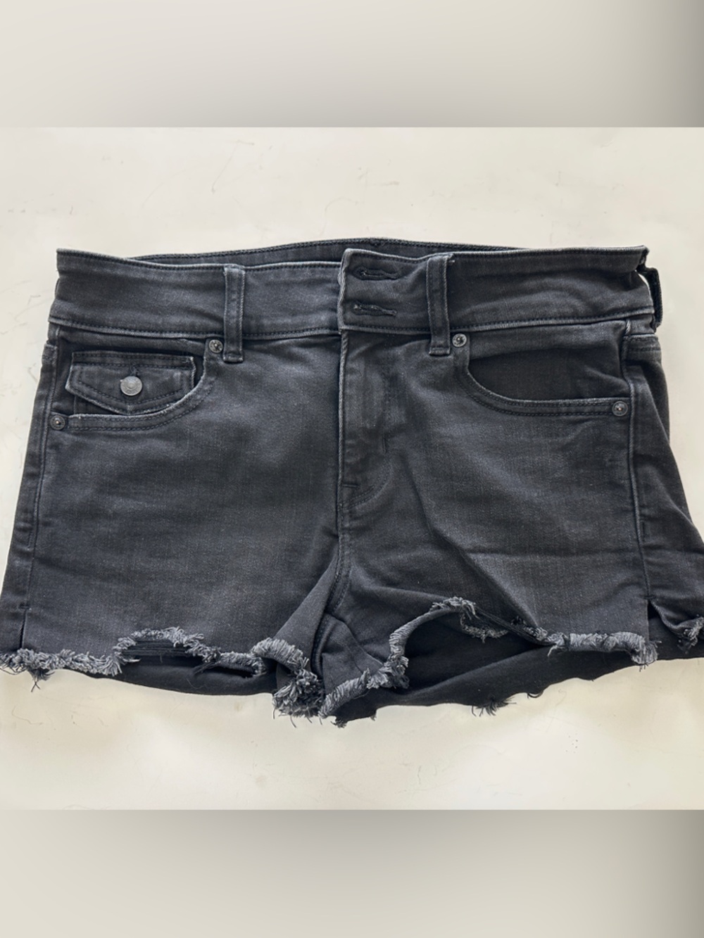 American Eagle Outfitters Black Denim Shorts size 10